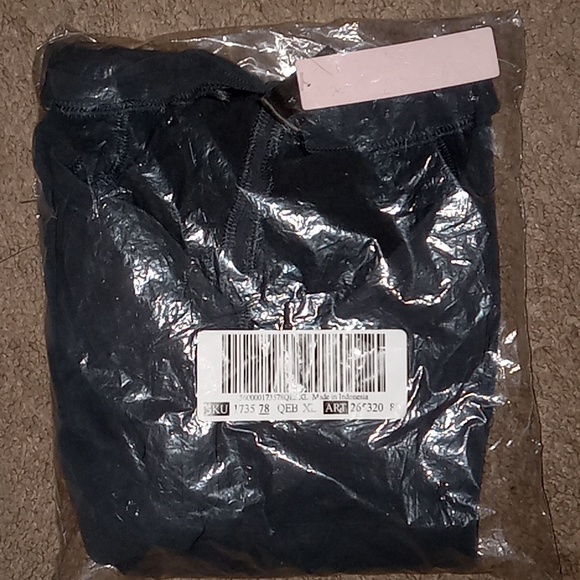 Victoria Secret-Sandwashed Long Sleeve Tie Back Top (Charcoal-Gray)-XL - Picture 5 of 5